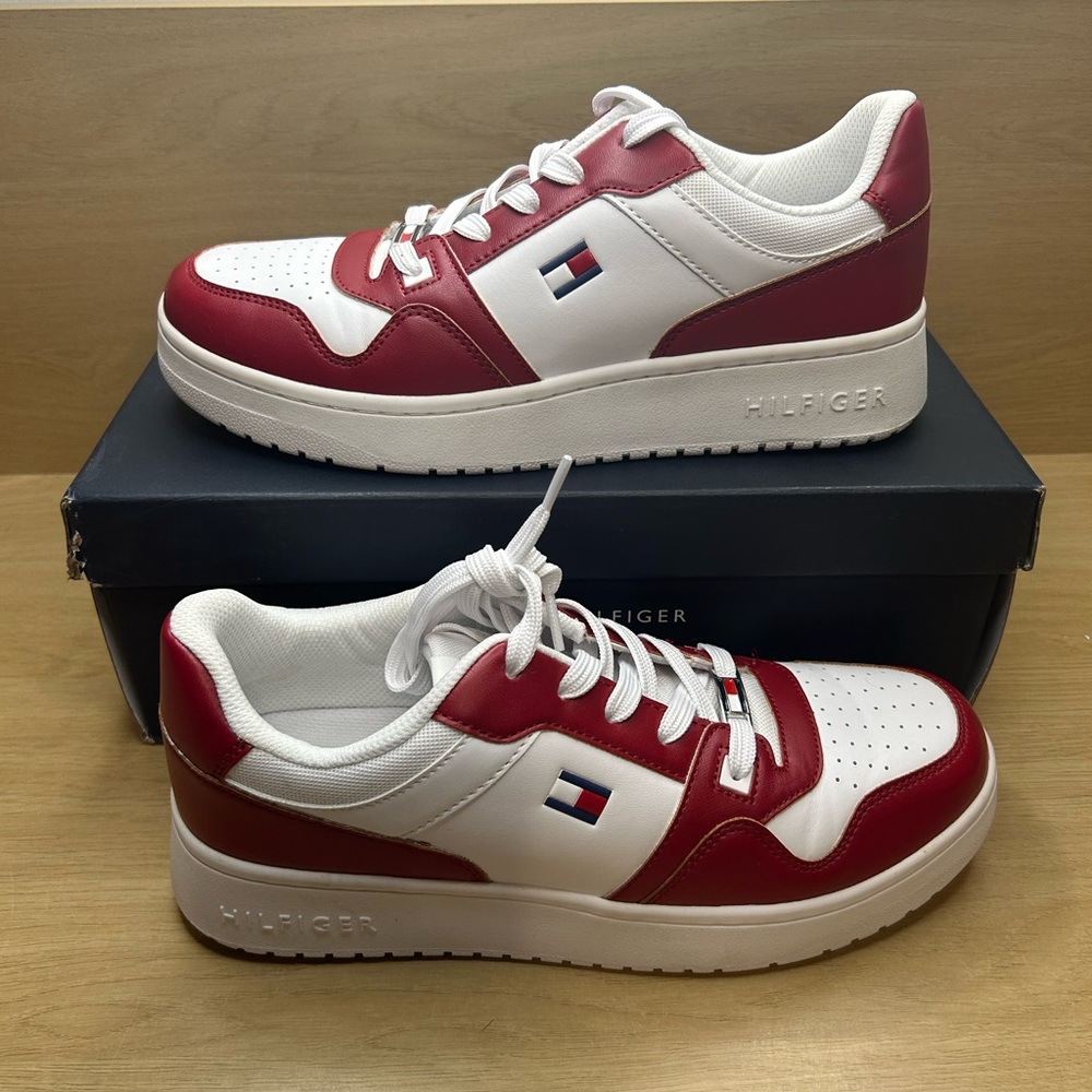 Tommy Hilfiger TWIGYE Women’s  RED Synthetic Lifestyle Sneakers Shoes 9M